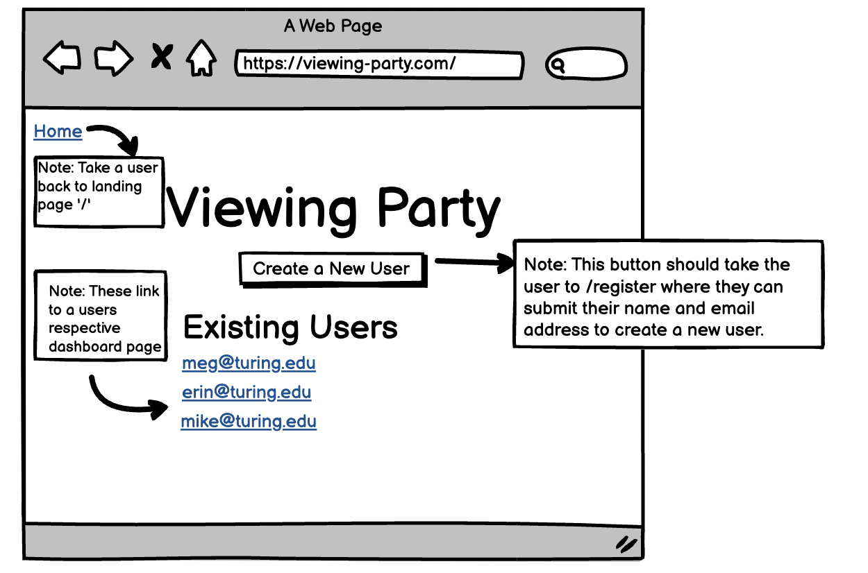 landing wireframe